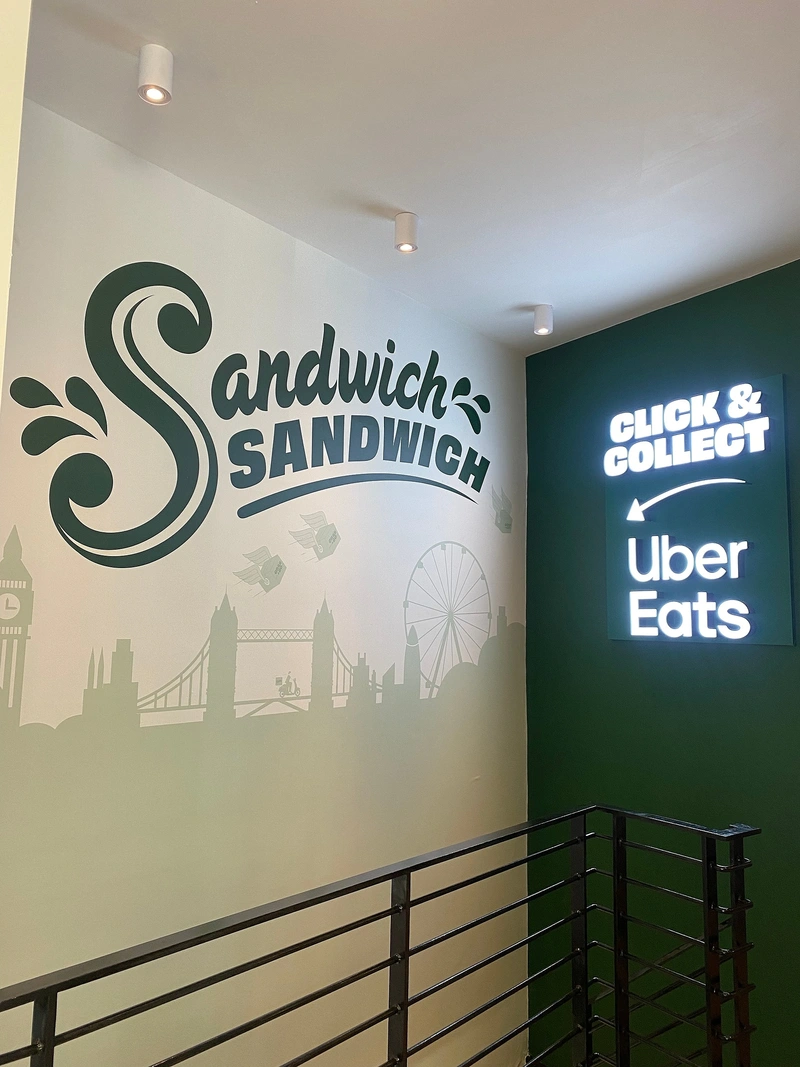1 Piece Wallpaper and 3D Built up letters